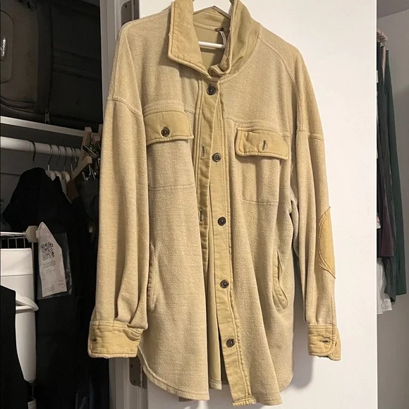 Free People Muted Green Ruby Jacket M - Picture 3 of 8